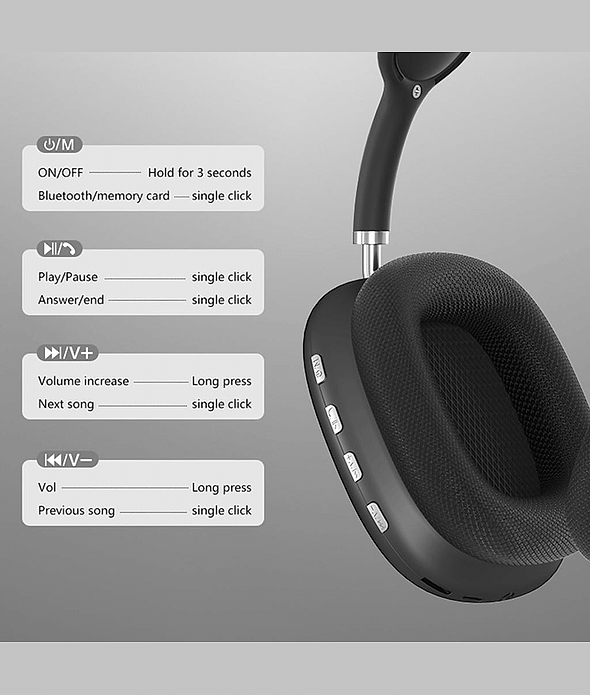 Shocrastic headphones pro max noise cancellation